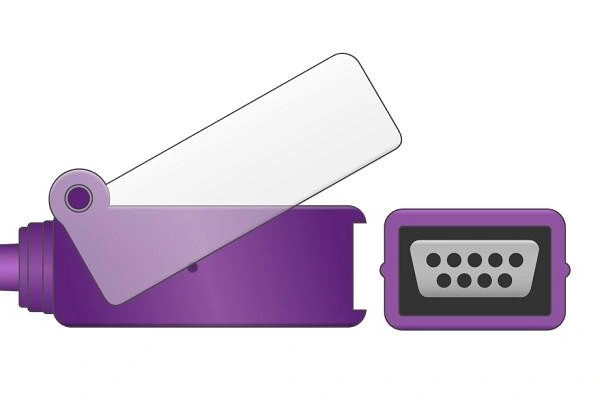 De Kabelcompatibel systeem doc.-10, 2.4m van de Datascopespo2 Adapter
