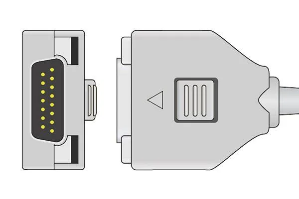 Fukuda me 10-lood electrocardiogramkabel Uit één stuk met 20K-Weerstand