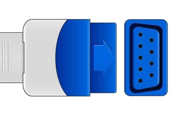 De Uitbreidingskabel van GE-Trusignal ts-G3 SpO2, 2.4m