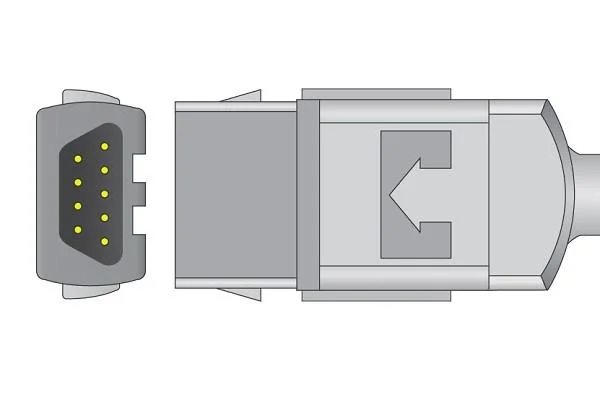 De Uitbreidingskabel van GE-Ohmeda oxy-Mc3 SpO2, 2.4m