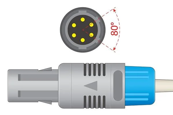 De Kabel van de Mindray 0010-20-42595 SpO2 Uitbreiding
