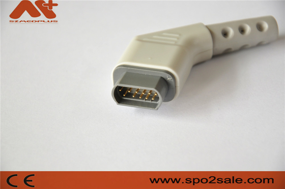 van 16pin ECG multisite ECG kabel van de schakelaar de compatibele Draeger met grijze kleur