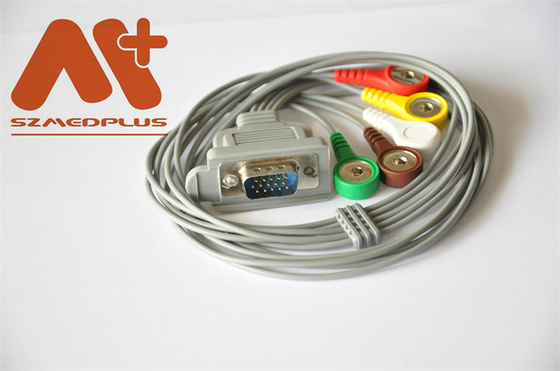 ISO13485 5 DMS Hoofd van Holter Cable DMS van Cardioscan Leadwire - 20200084