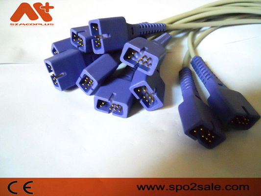 Van de de Uitbreidingskabel van Ce Nellcor de Gevormde Kabel van Nellcor Oximax Spo2