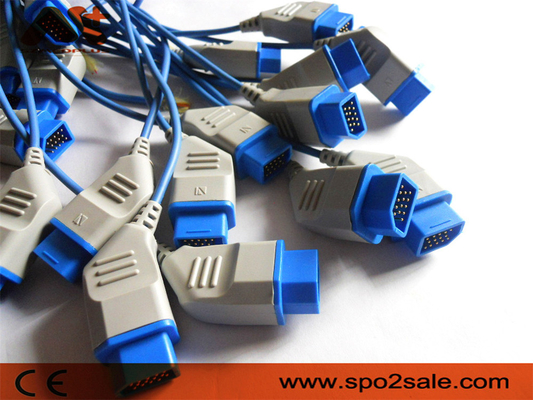 DB9 geduldige Kabel 14 Pin Nihon Kohden Spo 2 van Monitortoebehoren Kabel
