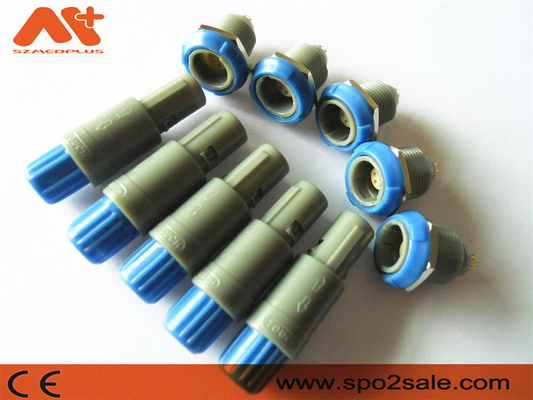 (G51M07-P05LJG0-0060) 1P-trekkrachtduw 5 Plastic contactdoos van de speld de enige inkeping, Blauw plastiek,