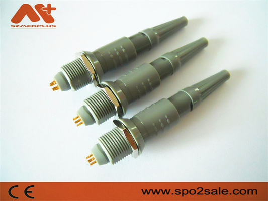 1P Pull Push 6Pin Plastic Plug Grijzige Schelp Grijze mouw voor 5.00mm kabel medische apparatuur connectoren