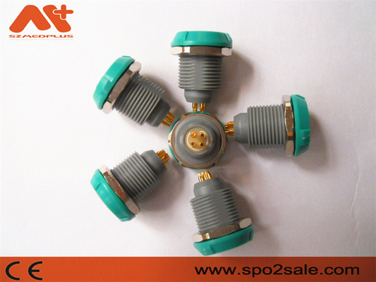 IBP-Medisch apparaatschakelaars Etco2 Plastic 8 Pin Socket Grey Shell Green