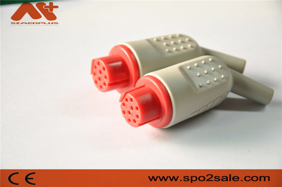 IBP-schakelaartoebehoren compatibel voor Datex IBP adapterkabel met de rode kleur van 10pin