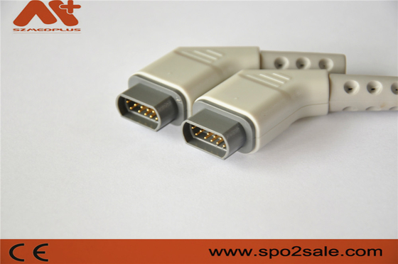 van 16pin ECG multisite ECG kabel van de schakelaar de compatibele Draeger met grijze kleur