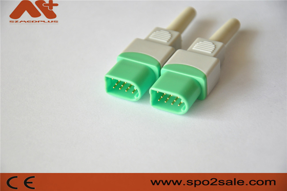 ECG-schakelaar 12Pin voor geduldige de monitor medische toebehoren van Datascope met groene kleur