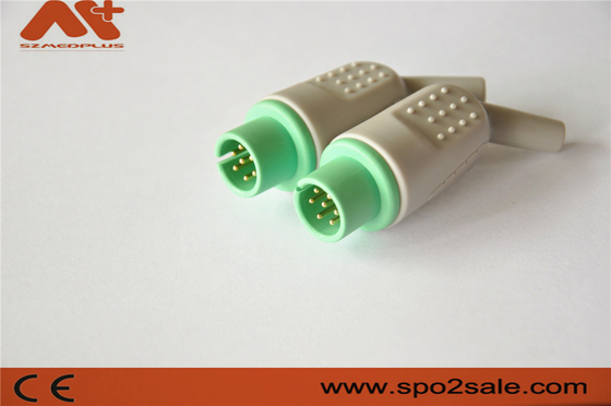 Medische connector compatibel met Bionet EKG connector met 7pin Groene kleur