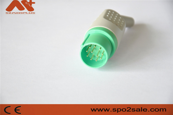 11 pin groene medische EKG connector compatibel met Nihon Kohden Monitor Accessoire