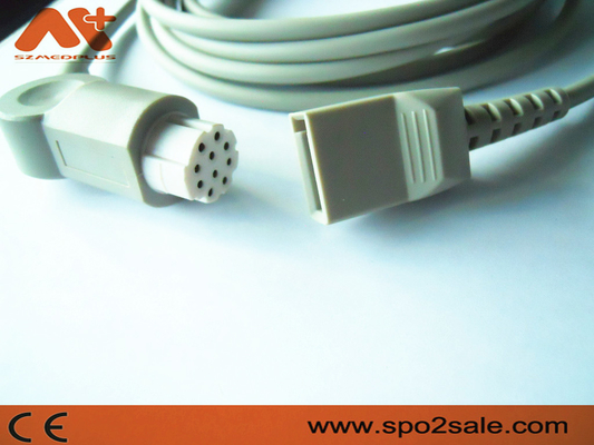Datex Compatibele IBP Adapterkabel voor AS/3, AS/5, CC-104, Cardiocap cm-104, Cardiocap I, Cardiocap II, Cardiocap/5.
