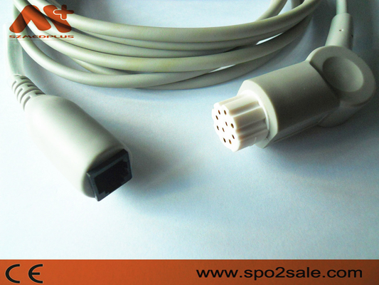 Datex Compatibele IBP Adapterkabel voor AS/3, AS/5, CC-104, Cardiocap cm-104, Cardiocap I, Cardiocap II, Cardiocap/5.