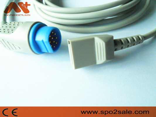 Compatibele IBP de Adapterkabel van Siemens voor Utah, BD, Edwards, Abbort, B.braun, Argon, de logische IBP Omvormer van Medex