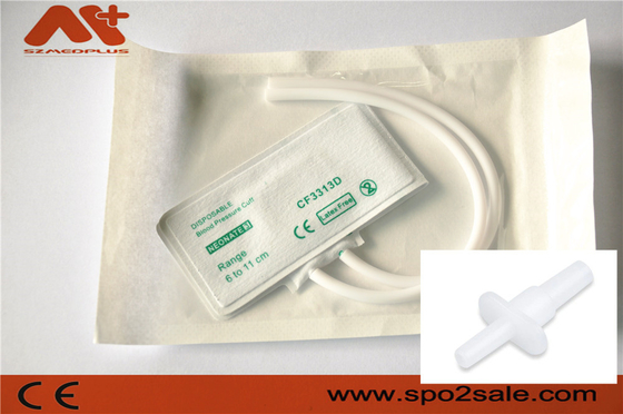 Beschikbaar NIBP-Manchet - 2523 pasgeborene 3 dubbele buis 6 - 11 cm