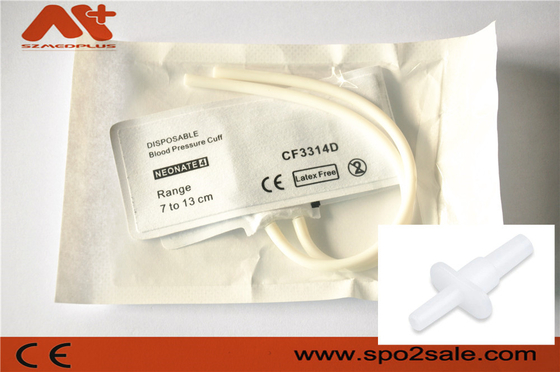 Beschikbaar NIBP-Manchet - 2524 pasgeborene 4 dubbele buis 7 - 13 cm