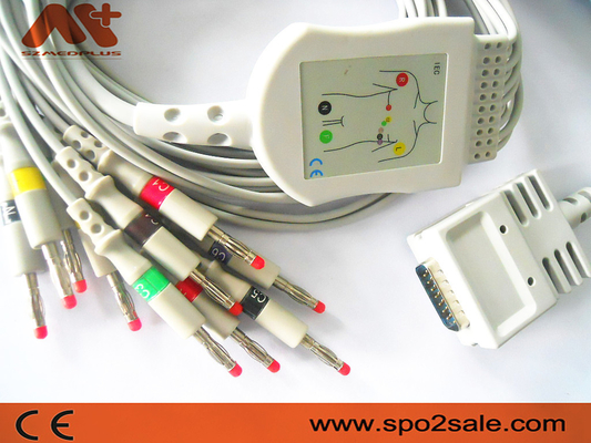 1.2M ECG Kabel 10 de Draad van het Lood 012-0700-00 Ecg Lood voor E350 E350I E550 E560 EK10