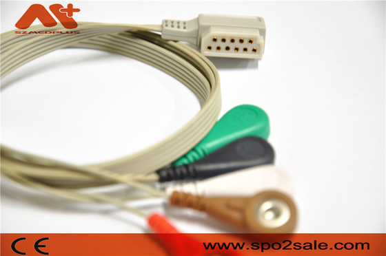 11 Pin Telemetry 5 Loodecg Kabel Philips M4725A Gebruikt Holter Recorder