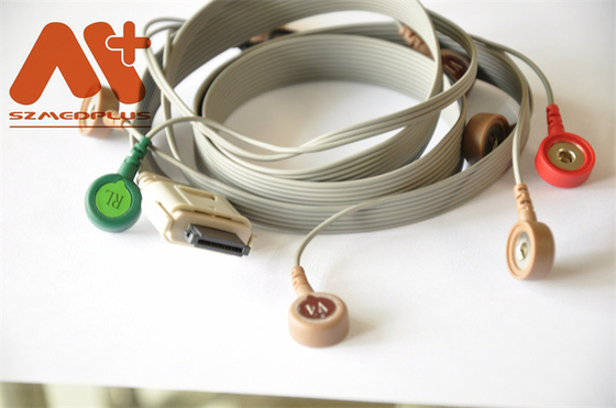 AHA-Kabel 10 van bi ECG Biomedische Instrumenten van Lood de Onverwachte Holter H2111
