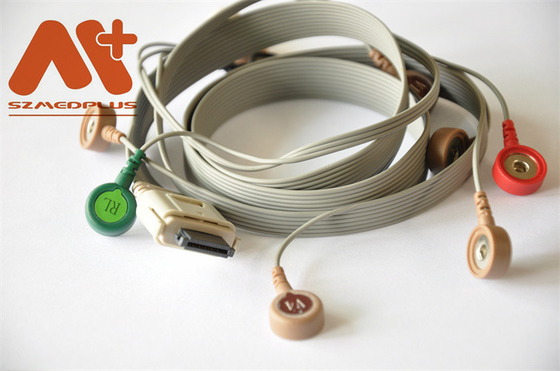 AHA-Kabel 10 van bi ECG Biomedische Instrumenten van Lood de Onverwachte Holter H2111