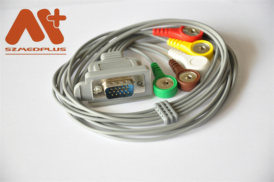 ISO13485 5 DMS Hoofd van Holter Cable DMS van Cardioscan Leadwire - 20200084