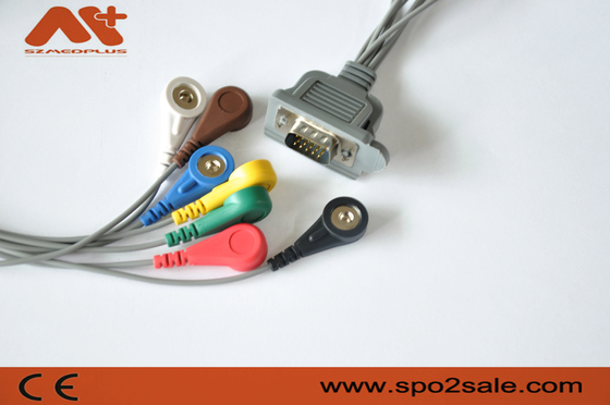 7 lood Holter Dms 300 3a AHA dms-20200213 voor Geduldige Monitor