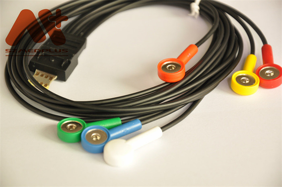 ODM Schiller ECG Kabel Holter 6 MT van de Loodkabel - 101 Uesd Geduldige Monitor