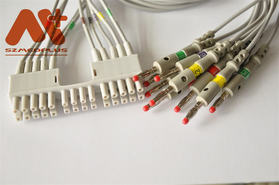 Het electrocardiogramkabel 10 Lood 9293-041-50 van Mortaraburdick voor electrocardiogrammachine
