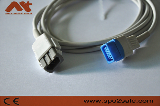 Datex Compatibele SpO2 de Adapterkabel van Ohmeda Trusat - ts-m3