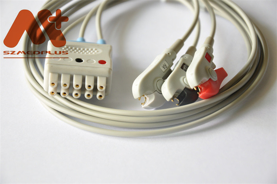 Kabel 3 de Gezondheidszorg Marquette 412682-001 van AHA Ecg van GE van de Loodklem