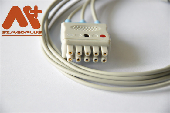 Kabel 3 de Gezondheidszorg Marquette 412682-001 van AHA Ecg van GE van de Loodklem