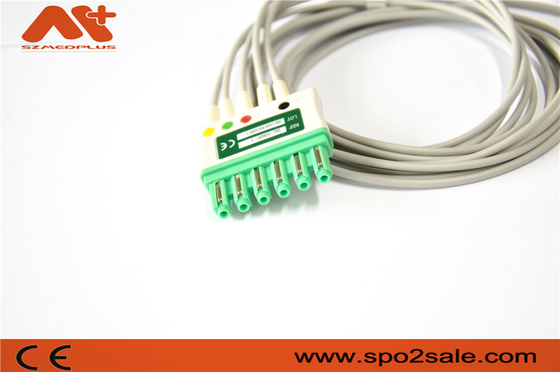Draeger Compatibele ECG Geduldige Kabel 5 Loodklem MS16546 AHA