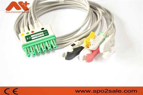Draeger Compatibele ECG Geduldige Kabel 5 Loodklem MS16546 AHA