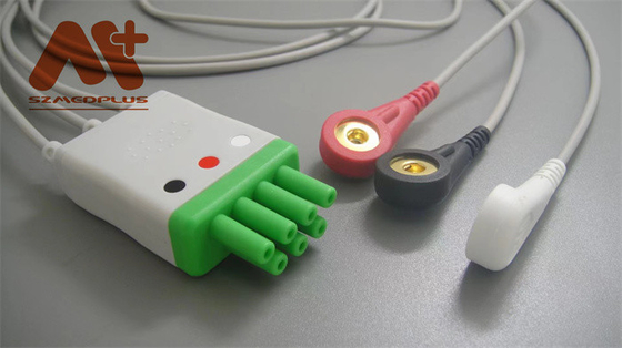 Mindray > Datascope-Compatibel systeem 3 Lood onverwachte ECG Telemetrie Leadwire - 115-004867-00