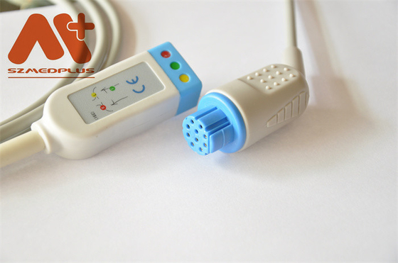 CFS-Datex Kabel 10 Speld 3 Lood 545300 van Ohmeda ECG voor AS/3 CS/3 Cardiocap I