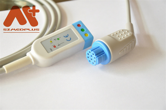CFS-Datex Kabel 10 Speld 3 Lood 545300 van Ohmeda ECG voor AS/3 CS/3 Cardiocap I