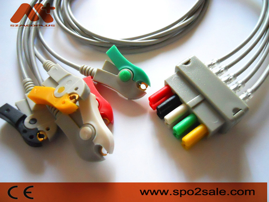 Datex Compatibel systeem 5 Loodklem ECG Leadwire van Ohmeda - 545316