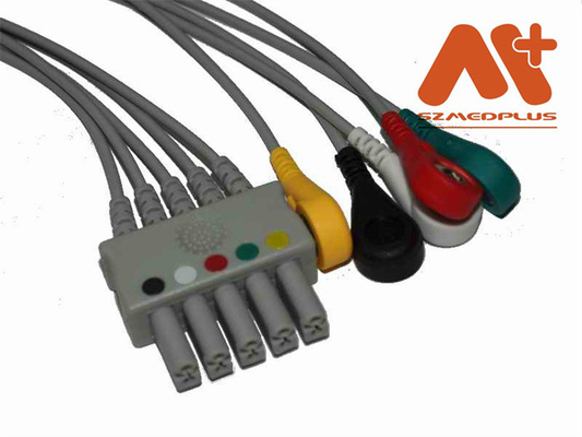 Mindray > Datascope-Compatibel systeem 5 Lood Onverwachte ECG Leadwire - 0012-00-1261-06