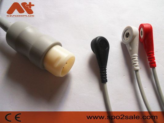 Philips Compatible 3 Onverwacht Lood direct-verbindt ECG-Kabel - M1733A