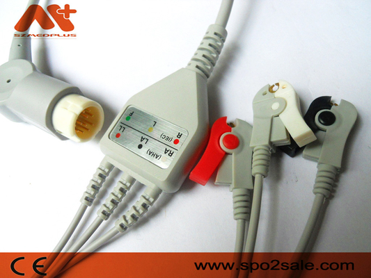 Philips Compatible 3 Loodklem direct-verbindt ECG-Kabel - M1970A