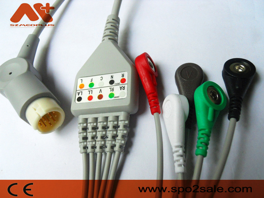 Philips Compatible 5 Onverwacht Lood direct-verbindt ECG-Kabel - M1977A