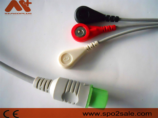 Direct-verbindt Compatibel Onverwacht Lood 3 van Fukudadenshi ECG-Kabel - 0012-00-1192