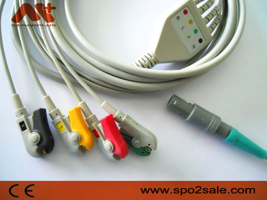 Petas 165R, 260R, 300, k-250, KMA160R-Compatibel systeem direct-verbindt ECG-Kabel
