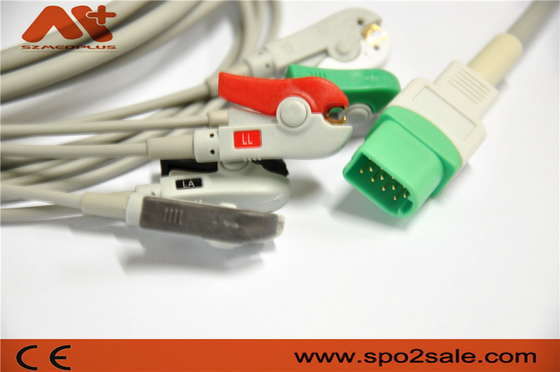 Mindray > Datascope-Paspoort V, V12, het Loodcompatibel systeem van V21 5 direct-verbinden ECG-Kabel