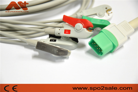 Mindray > Datascope-Paspoort V, V12, het Loodcompatibel systeem van V21 5 direct-verbinden ECG-Kabel