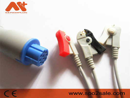 Datex direct-verbindt de Compatibele 3 Loodklem van Ohmeda ECG-Kabel band-72395r-p