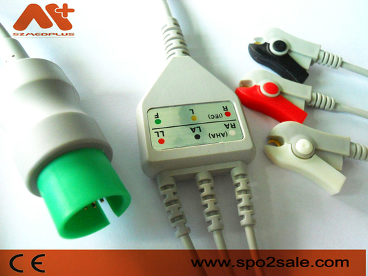De Kabel Ultraview 3 Loodklem ECG 17 Pin Cable van TPU Spacelabs Ecg