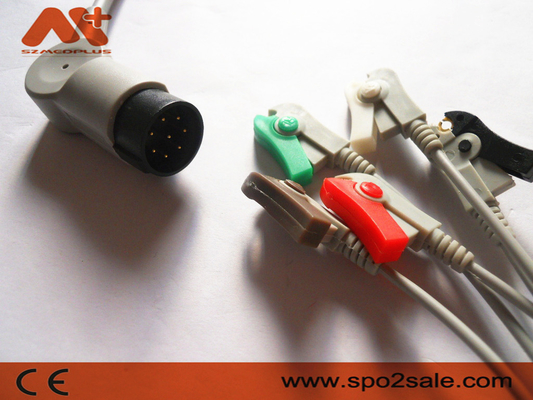 Nihon Kohden oec-6102A, oec-6105A, oec-6120A, oec-6120J, de Compatibele 5Lead Klem van oec-6120K direct-verbindt ECG-Kabel
